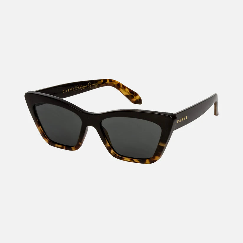 Carve Tahoe II Alyssa Spencer Gloss Black Tort Grey Injected Lens