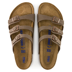 Birkenstock Florida Soft Footbed Birkibuc Mocha