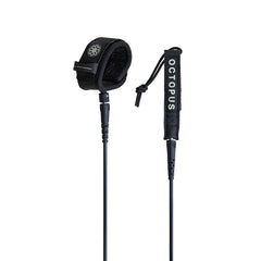 Octopus Mission: Control 6Ft Surf Leash - Black