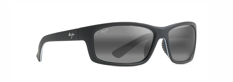 Maui Jim Kanaio Coast Matte Soft Black/White/Blue / Neutral Grey