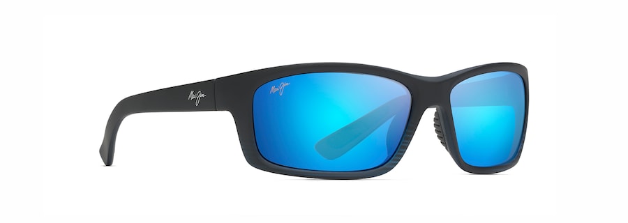 Maui Jim Kanaio Coast Matte Trans. Blue Black Stripe / Blue Hawaii
