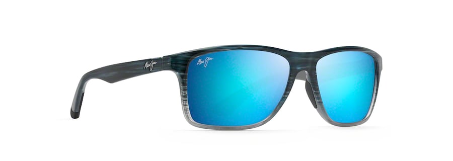 Maui Jim Onshore Blue Black Stripe Fade / Blue Hawaii