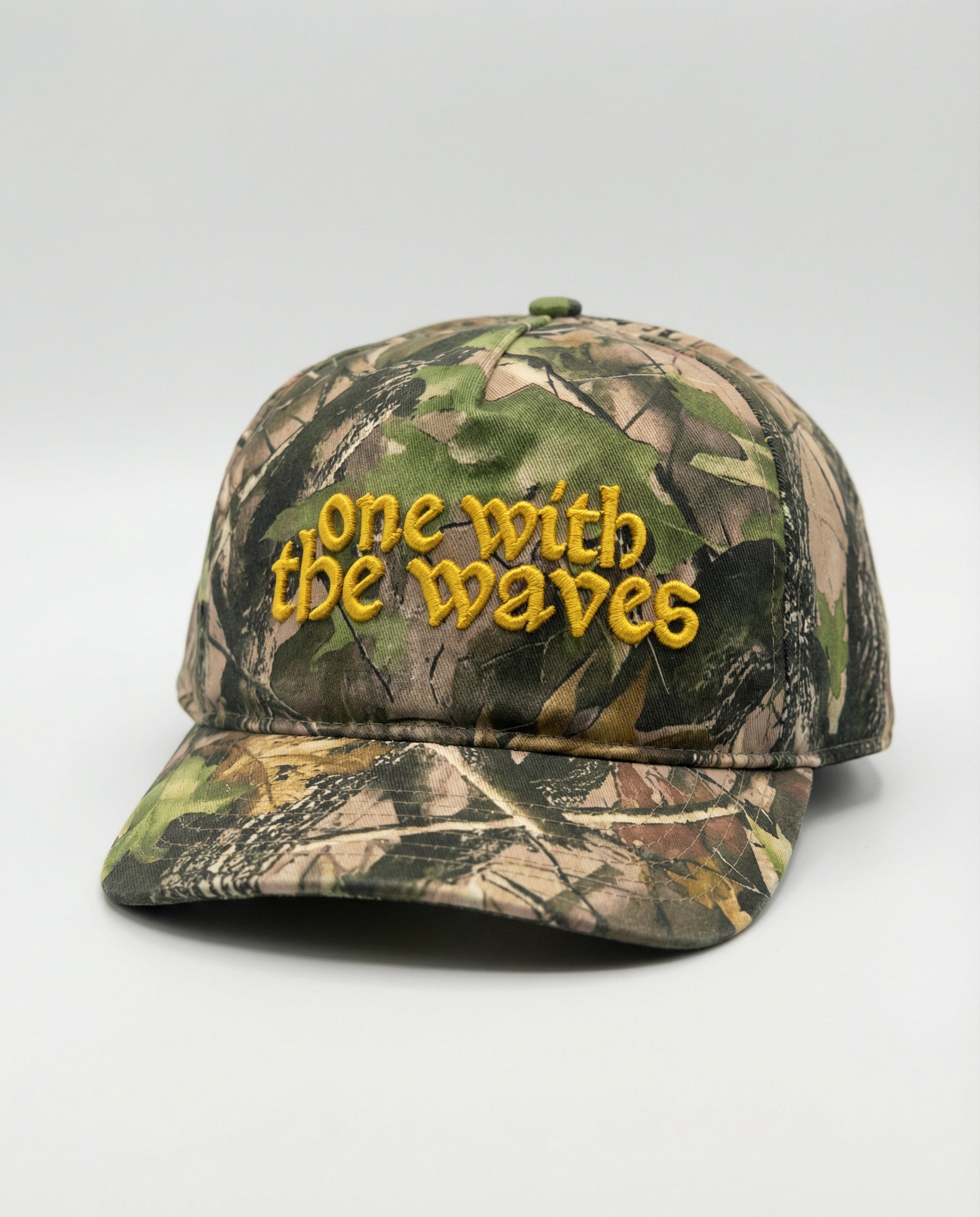 Camouflage cap with one with the waves
