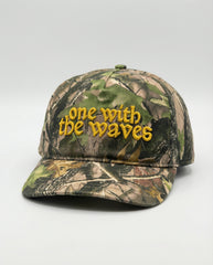 Camouflage cap with one with the waves