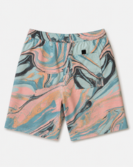 Harmony Mens Continental Marble Volley Aqua