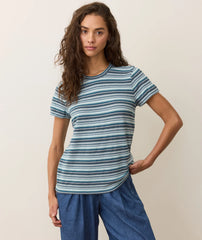 Marine Layer Women's Jacquard Stripe Tee