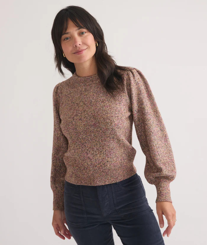 Marine Layer Women's Alma Puff Sleeve Sweater