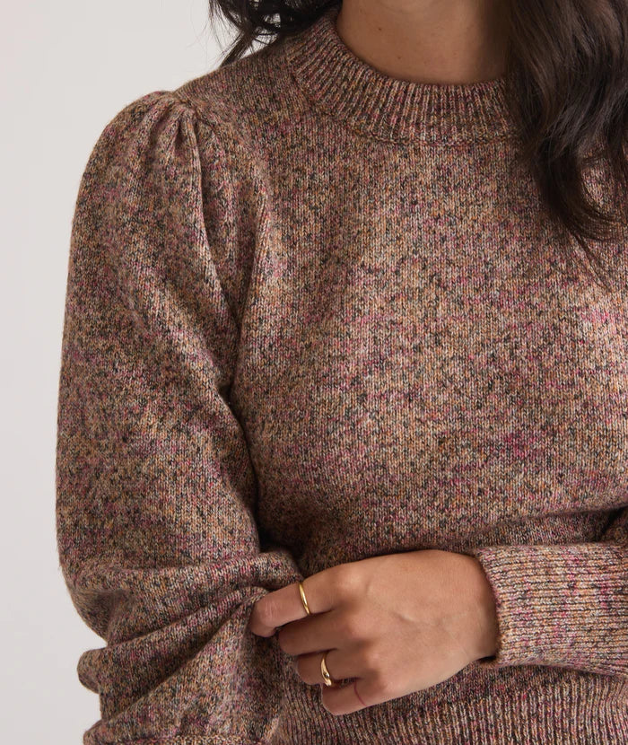 Marine Layer Women's Alma Puff Sleeve Sweater