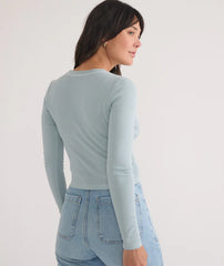 Marine Layer Women's Lexi Rib Sun-In Button Through