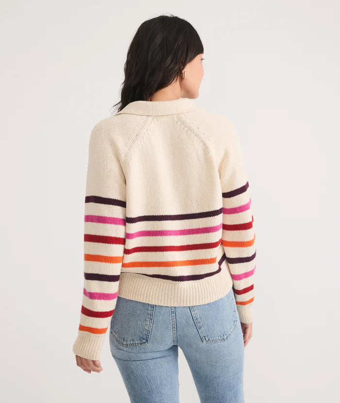 Marine Layer Women's Claire Relaxed Sweater Polo
