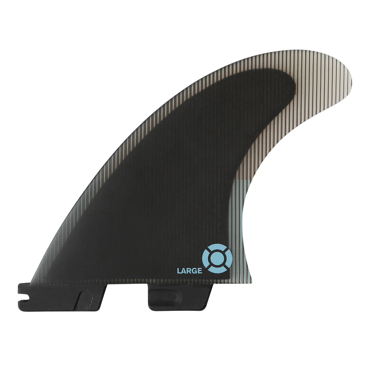 FCS II Performer PC Large Tri Fins - Tranquil Blue