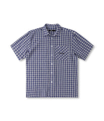 Former Manners Check SS Shirt Vintage Navy