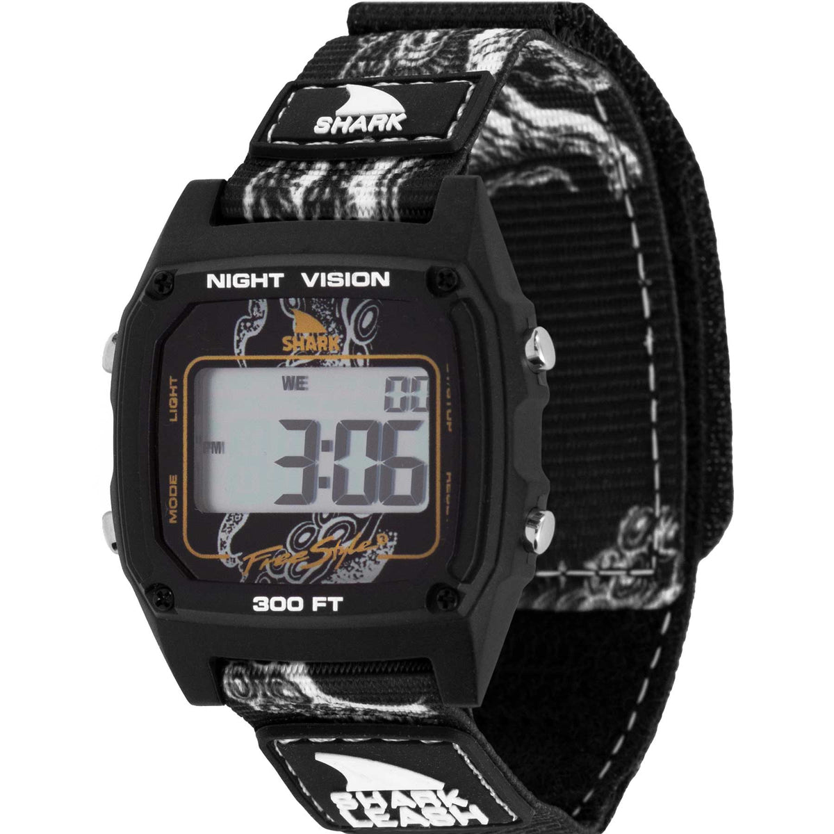 Freestyle Shark Classic Leash Octopus Black