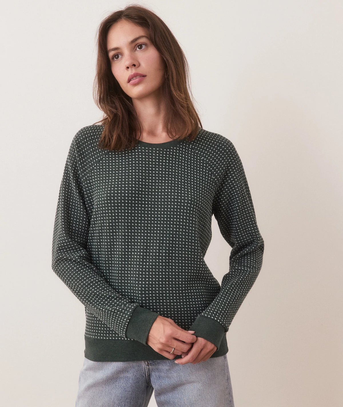 Marine Layer Women's Daisy Textured Raglan