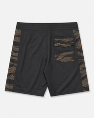 Harmony Mens Scout Print Boardshort Black