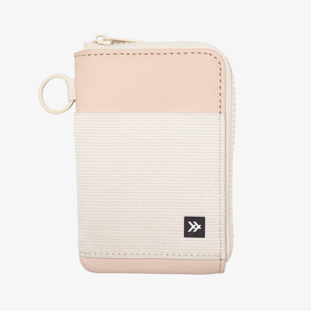 Thread Off White Zipper Wallet