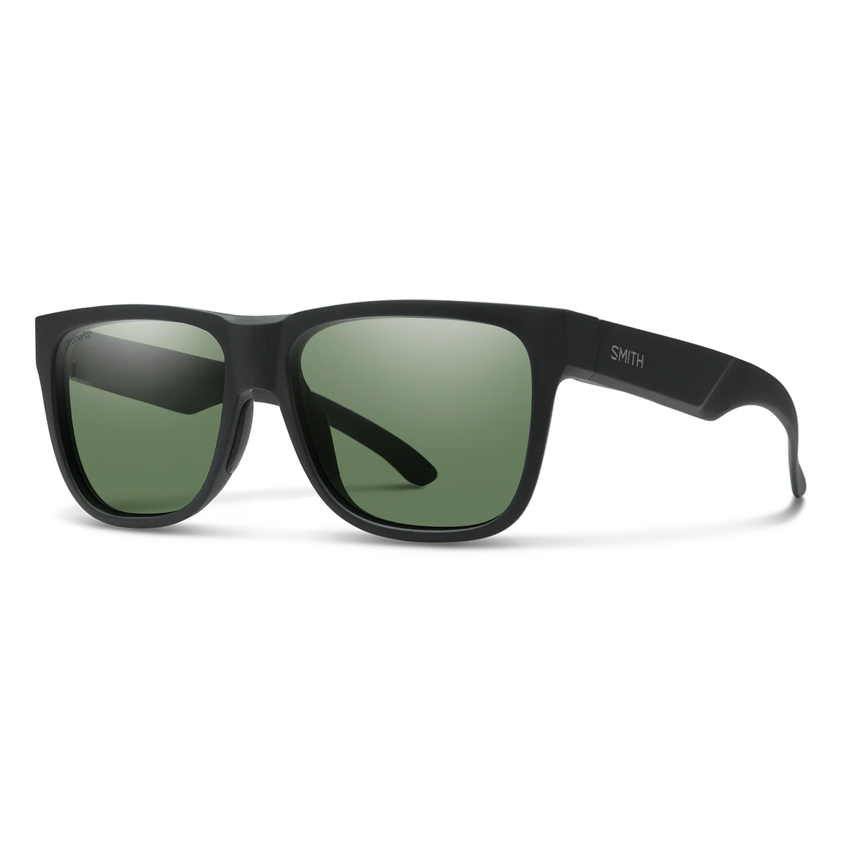 Smith Lowdown 2 Matte Black | Chromapop Polarized Gray Green