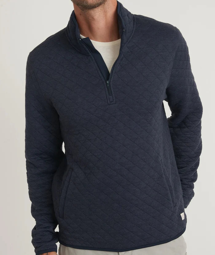Marine Layer Men's Corbet Quilted Pullover