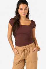 O'Neill Women's Alyssa Solid Knit Top