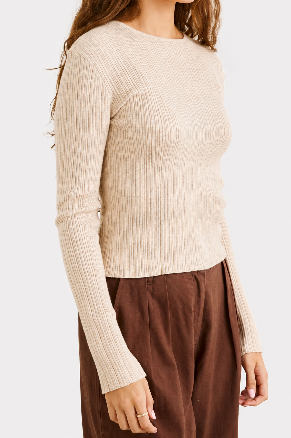 Rhythm Essential Long Sleeve Knit Top