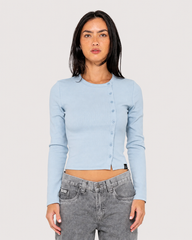 Rusty Women's Button Up Long Sleeve Top
