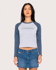 Rusty Women's Timmy Target L/S Fitted Tee
