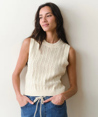 Marine Layer Women's Mina Pointelle Sweater Tank
