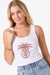 O'Neill Women's Palm Sun Scoop Neck Tank