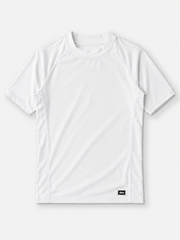 Harmony Men's Nimbus S/S Rashguard Upf 50+ White