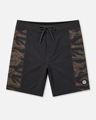 Harmony Mens Scout Print Boardshort Black