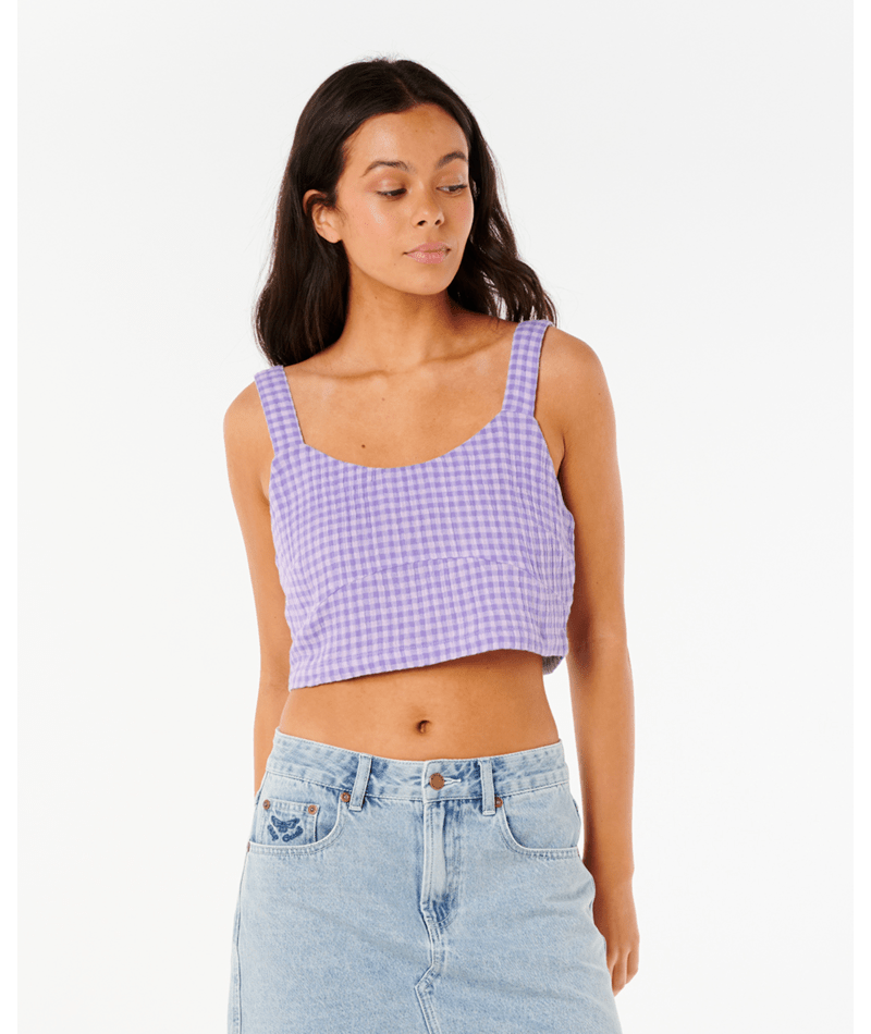 Ripcurl Women's Premium Surf Check Crop