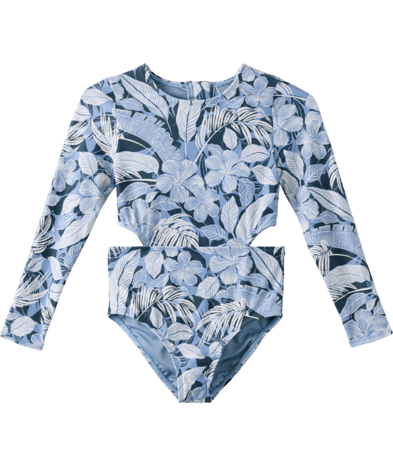 O'Neill Girl's Palmetto Tropical Cut Out Surf Suit