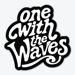 Harmony One With The Waves Sticker