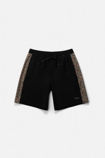 Rhythm Men's Patch Beach Short Black