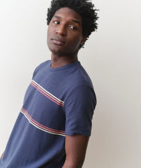 Marine Layer Signature Jacquard Crew Tee