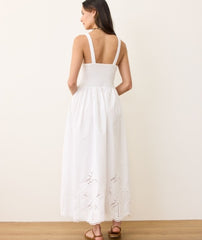 Marine Layer Women's Selene Eyelet Maxi Dress