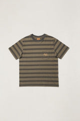Rhythm Men's Vintage Jacquard Stripe SS T-Shirt