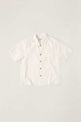 Rhythm Vacation Stripe Crop SS Shirt