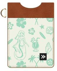 Thread Saltwater Mint Vertical Leather Wallet