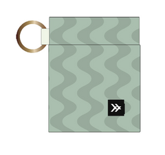 Thread Waves Sage Elastic Wallet