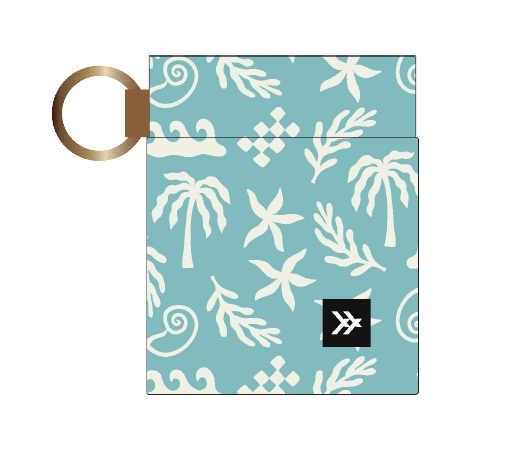 Thread High Tide Blue Elastic Wallet