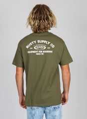 Rusty Men's Pack N Send Short Sleeve Tee